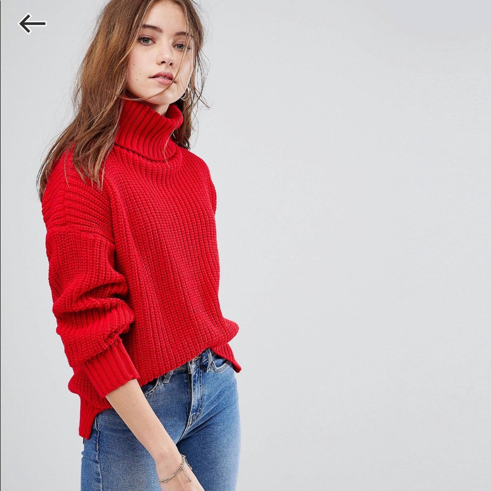 Chunky knit turtleneck sweater ❣️